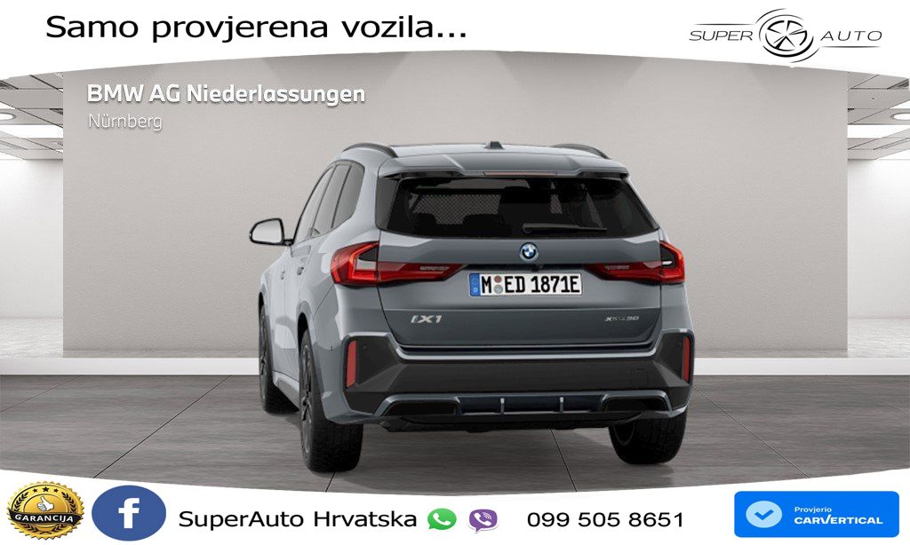 BMW iX1 68 kWh (313 KS) xDrive30 LED+GR SJED+ACC