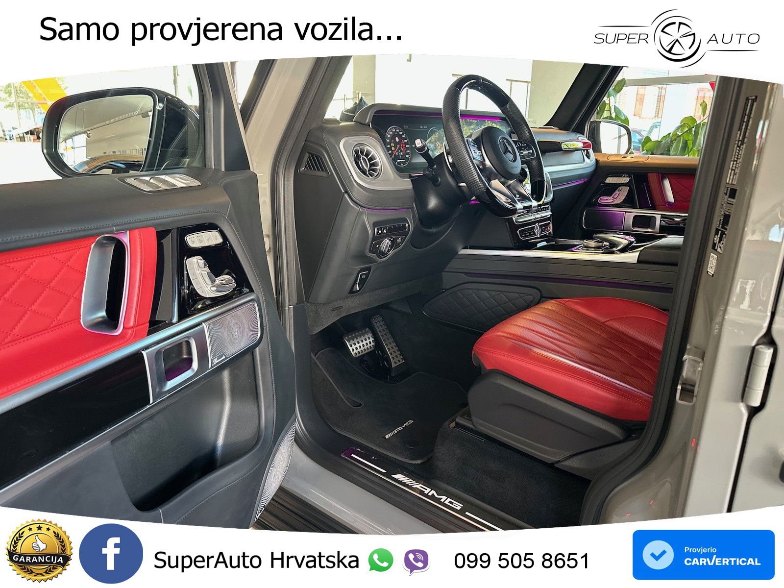 Mercedes AMG G 63 Long V8 (585 KS) 4MATIC 9G-TRONIC AMG SPEEDSHIFT TCT Superior LED+GR SJED+ACC