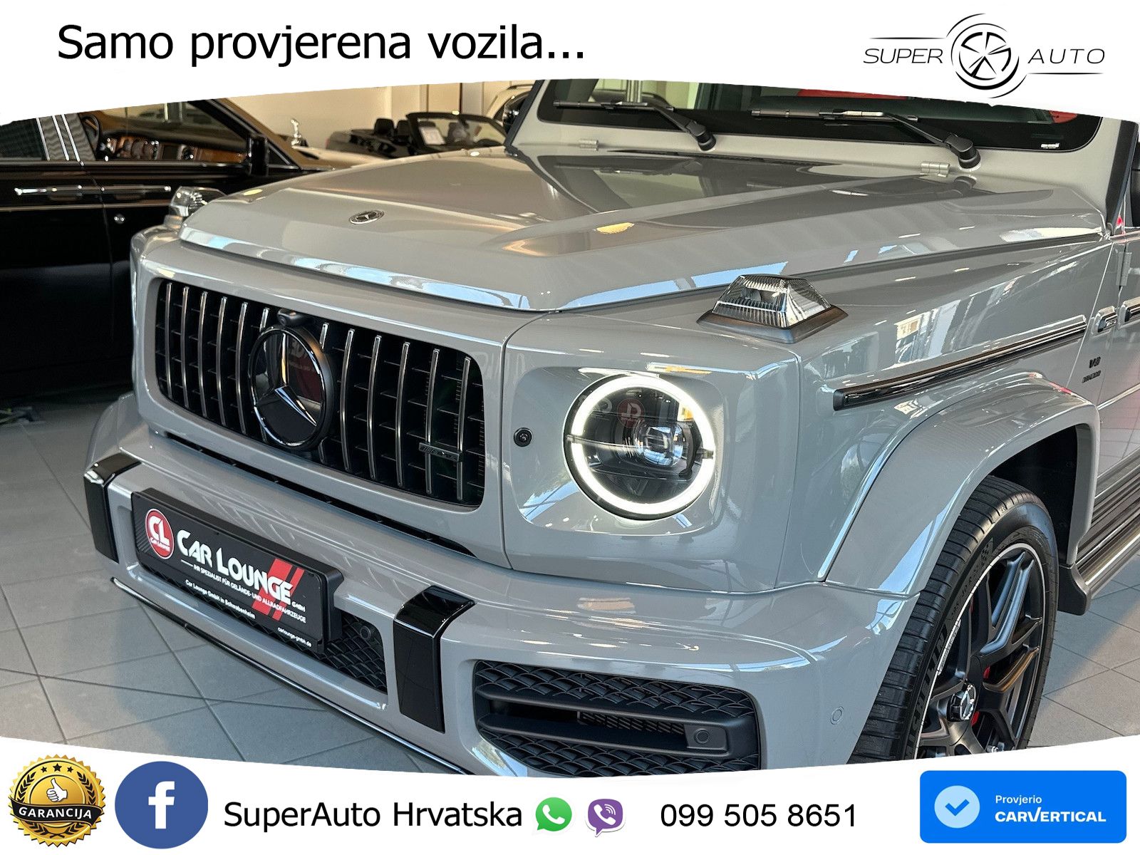 Mercedes AMG G 63 Long V8 (585 KS) 4MATIC 9G-TRONIC AMG SPEEDSHIFT TCT Superior LED+GR SJED+ACC