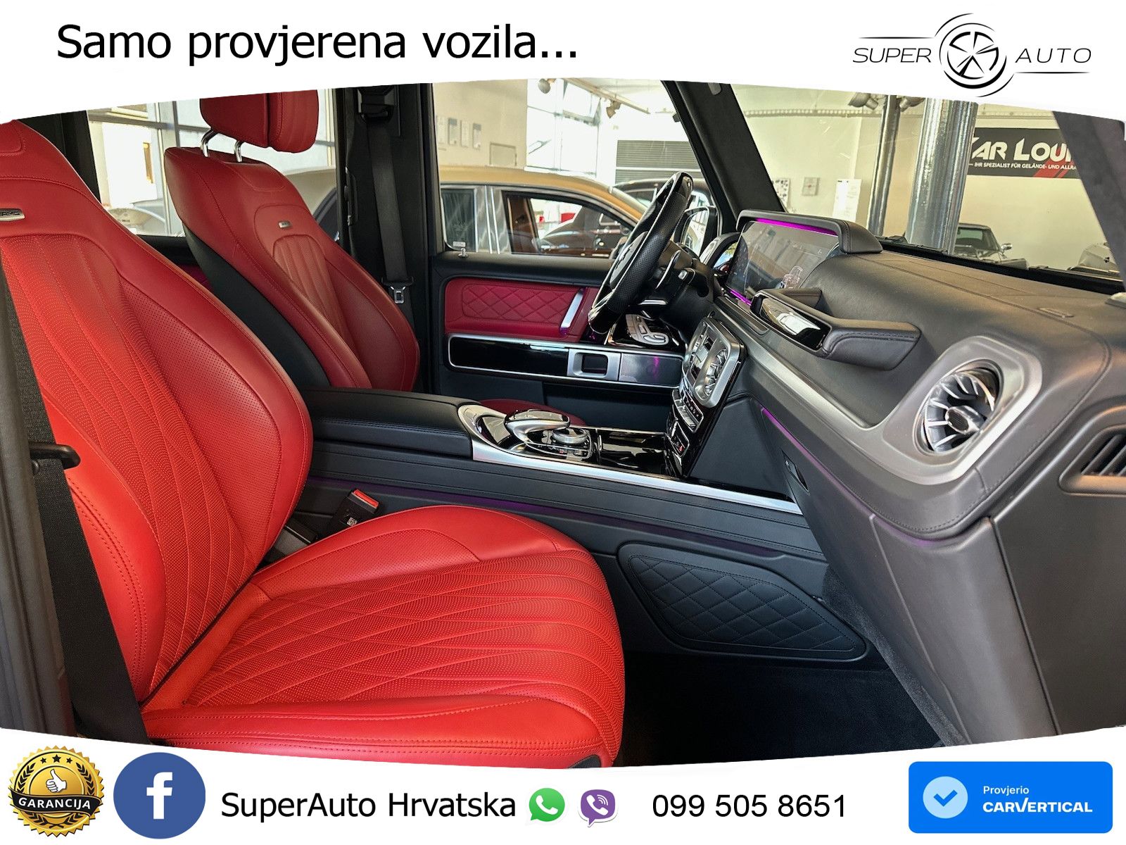 Mercedes AMG G 63 Long V8 (585 KS) 4MATIC 9G-TRONIC AMG SPEEDSHIFT TCT Superior LED+GR SJED+ACC