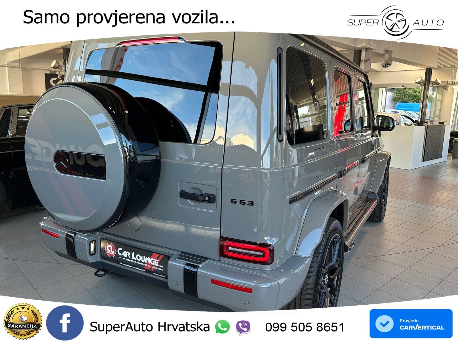 Mercedes AMG G 63 Long V8 (585 KS) 4MATIC 9G-TRONIC AMG SPEEDSHIFT TCT Superior LED+GR SJED+ACC