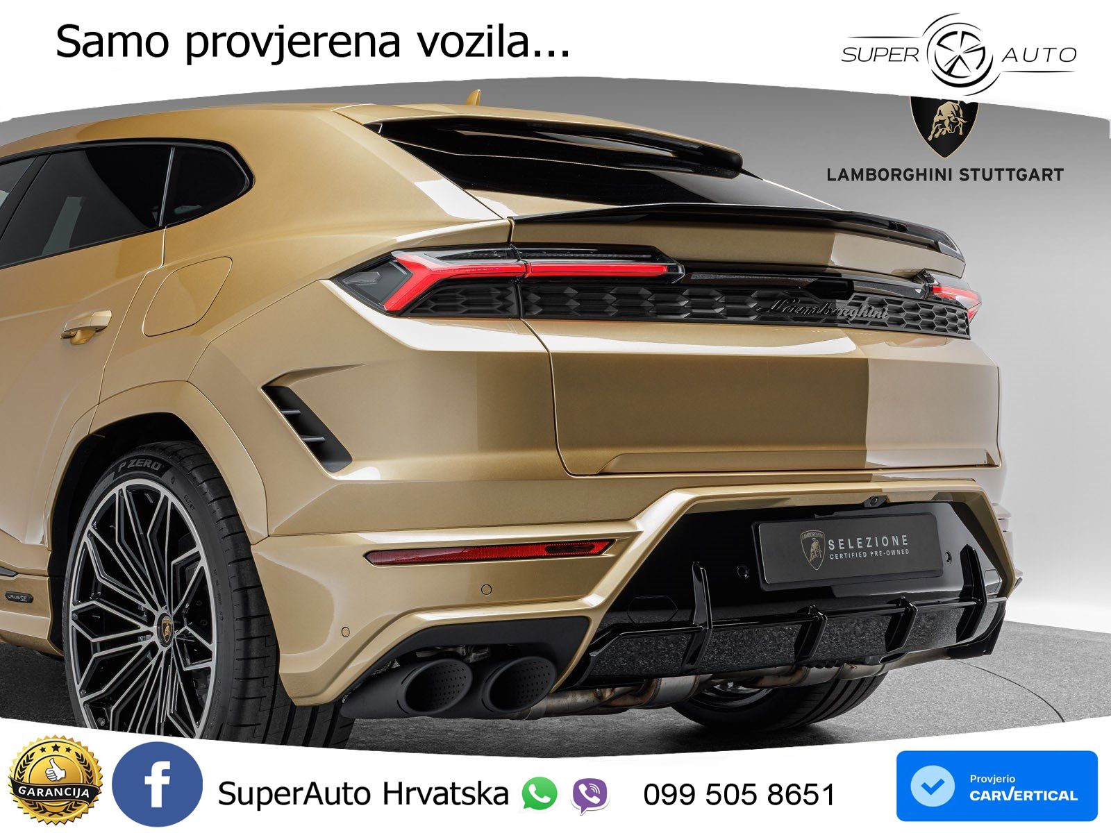 Lamborghini Urus SE 4.0 V8 (800 KS) 4WD Automatic