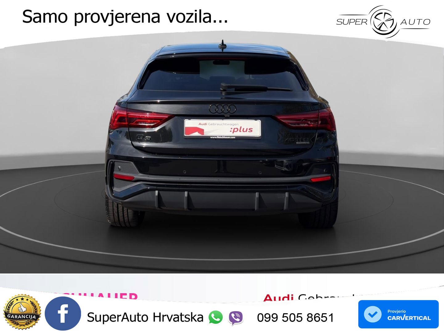 Audi Q3 II Sportback 45 TFSI (230 KS) quattro S tronic S line MATRIX+GR SJED+KAM