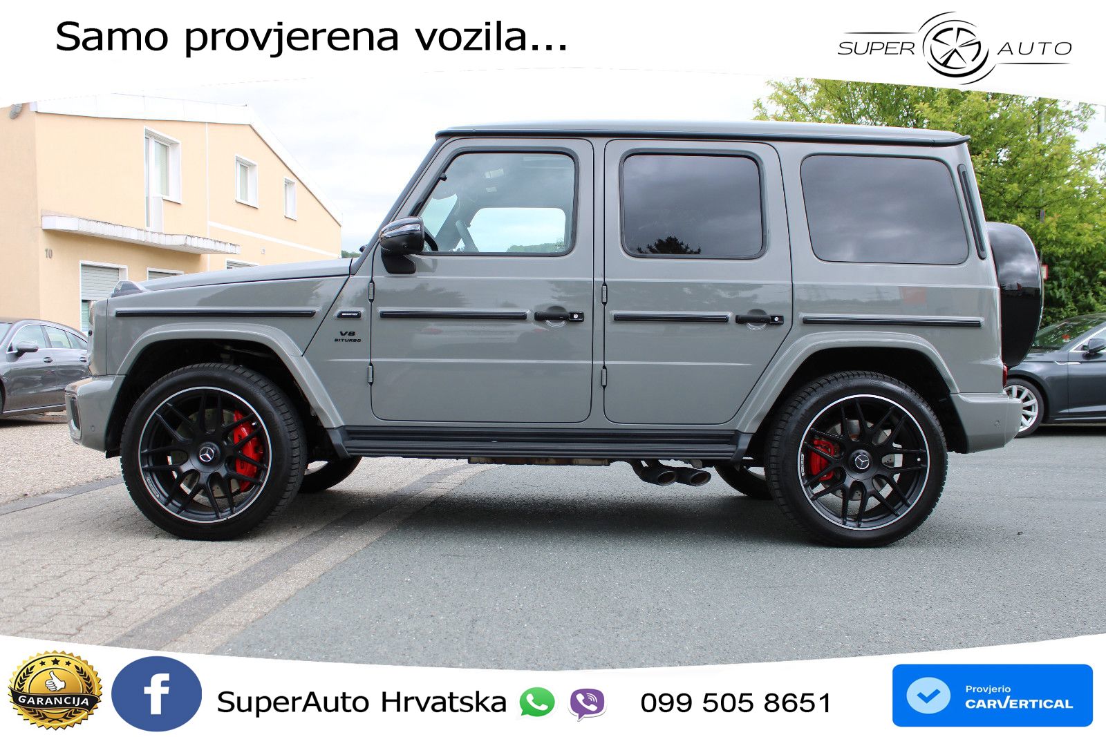 Mercedes AMG G 63 Long V8 (585 KS) 4MATIC 9G-TRONIC AMG SPEEDSHIFT TCT ZRAČNI+ACC+4xGR SJED+360