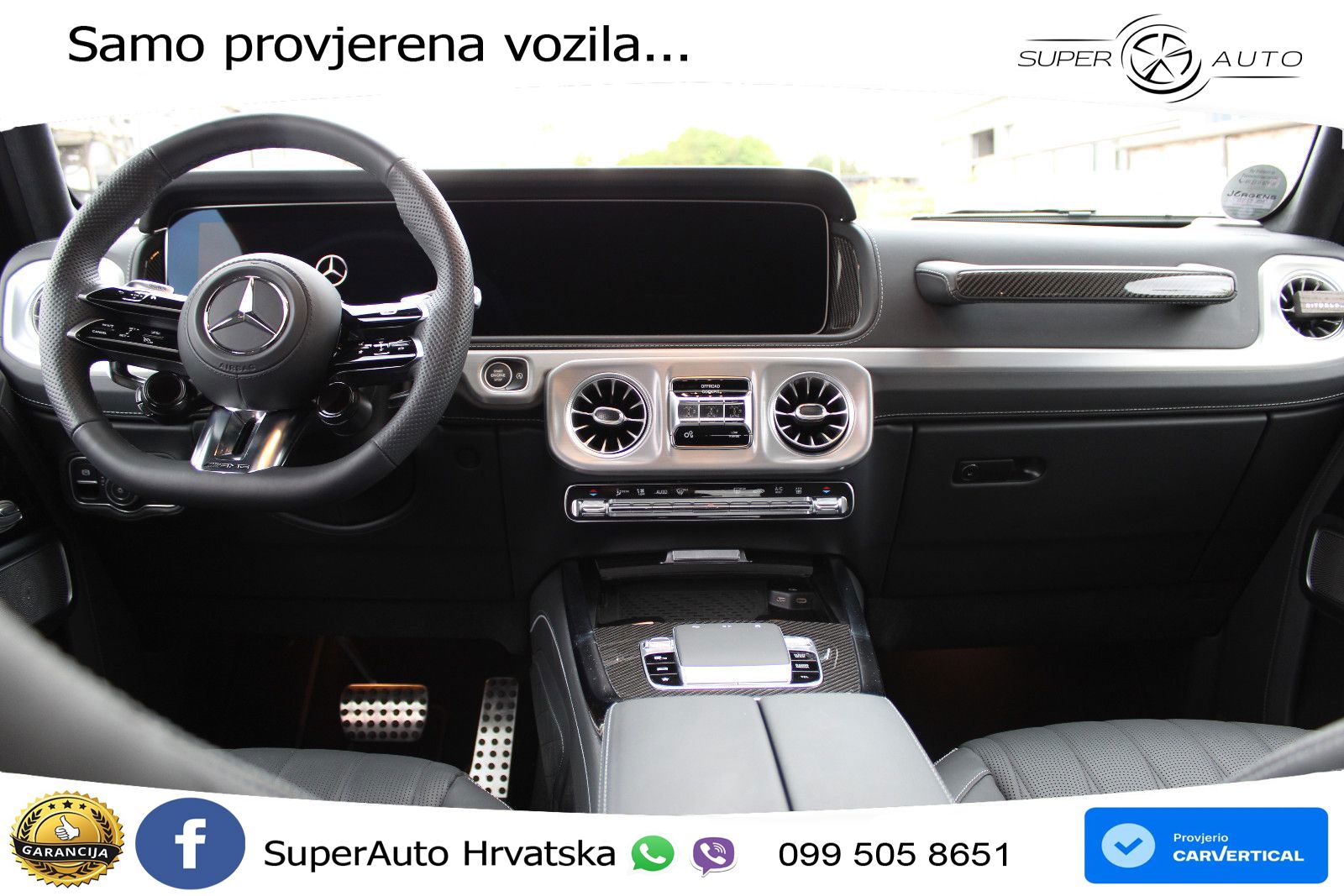 Mercedes AMG G 63 Long V8 (585 KS) 4MATIC 9G-TRONIC AMG SPEEDSHIFT TCT ZRAČNI+ACC+4xGR SJED+360