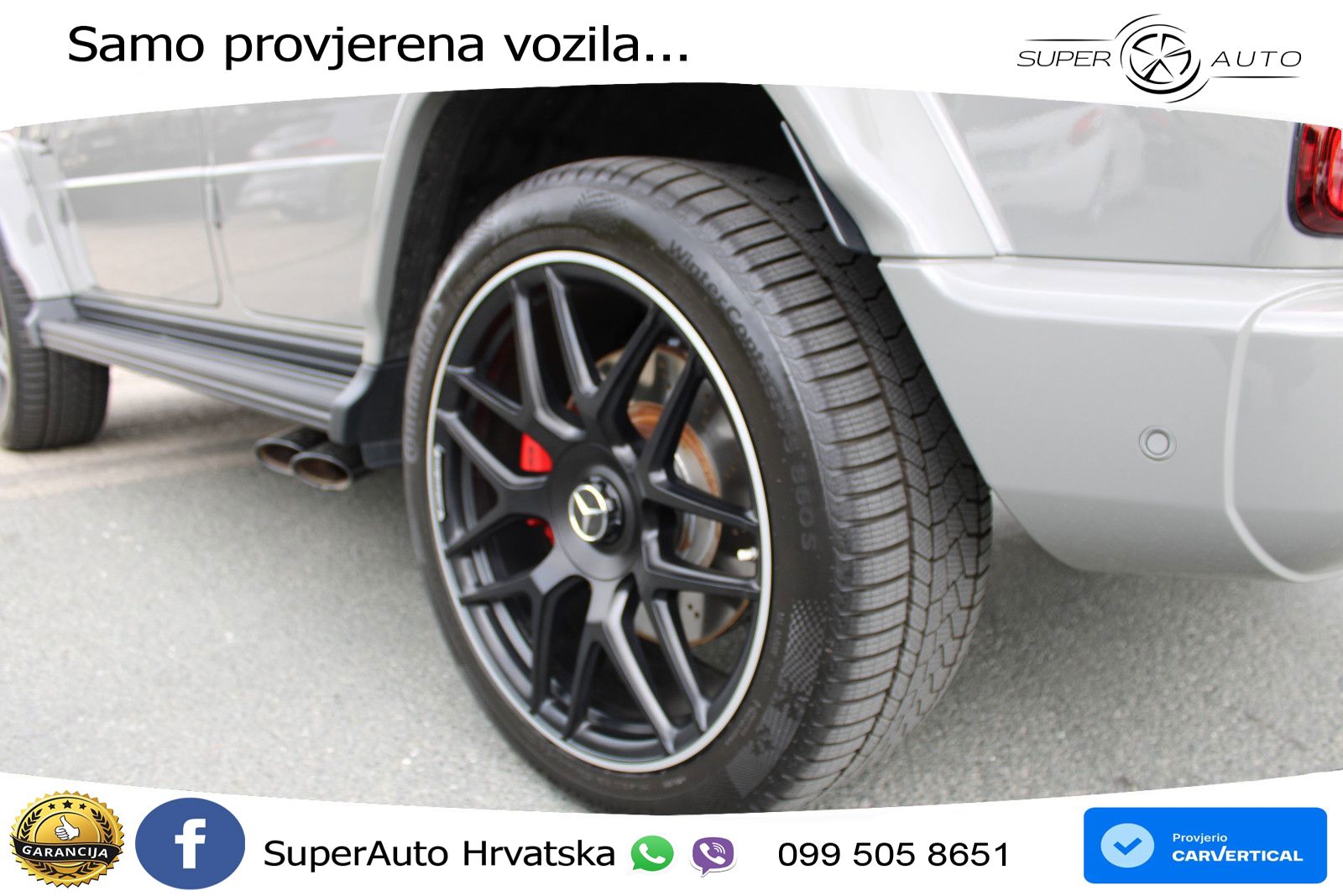 Mercedes AMG G 63 Long V8 (585 KS) 4MATIC 9G-TRONIC AMG SPEEDSHIFT TCT ZRAČNI+ACC+4xGR SJED+360