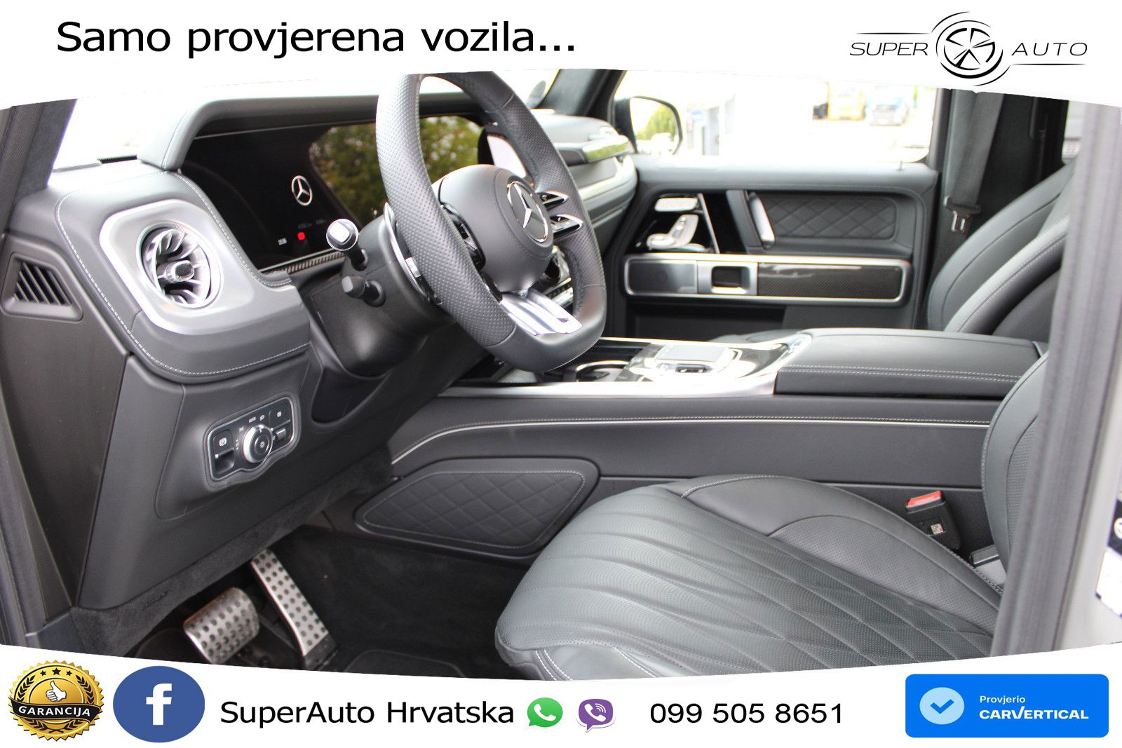 Mercedes AMG G 63 Long V8 (585 KS) 4MATIC 9G-TRONIC AMG SPEEDSHIFT TCT ZRAČNI+ACC+4xGR SJED+360