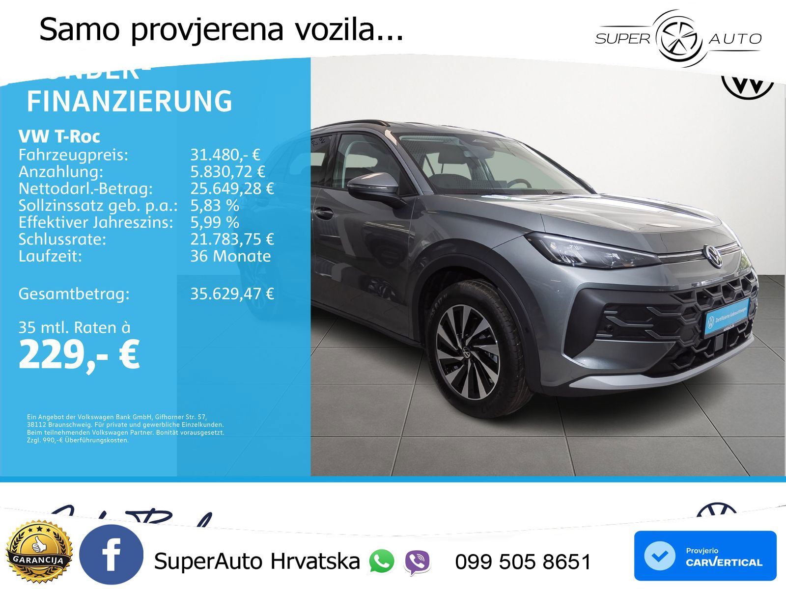 Volkswagen T-Roc II 1.5 eTSI (150 KS)  DSG LED+GR SJED+ACC