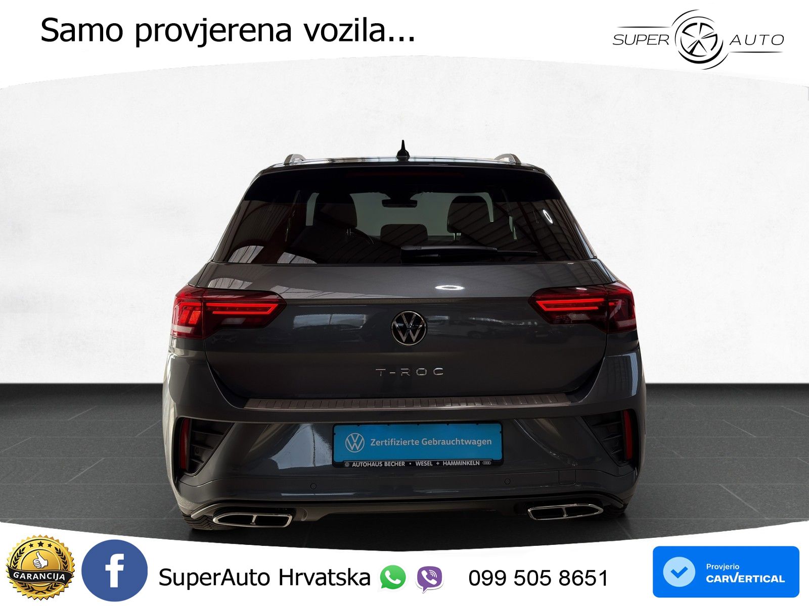 Volkswagen T-Roc I 2.0 TDI (150 KS) DSG LED+GR SJED+ACC