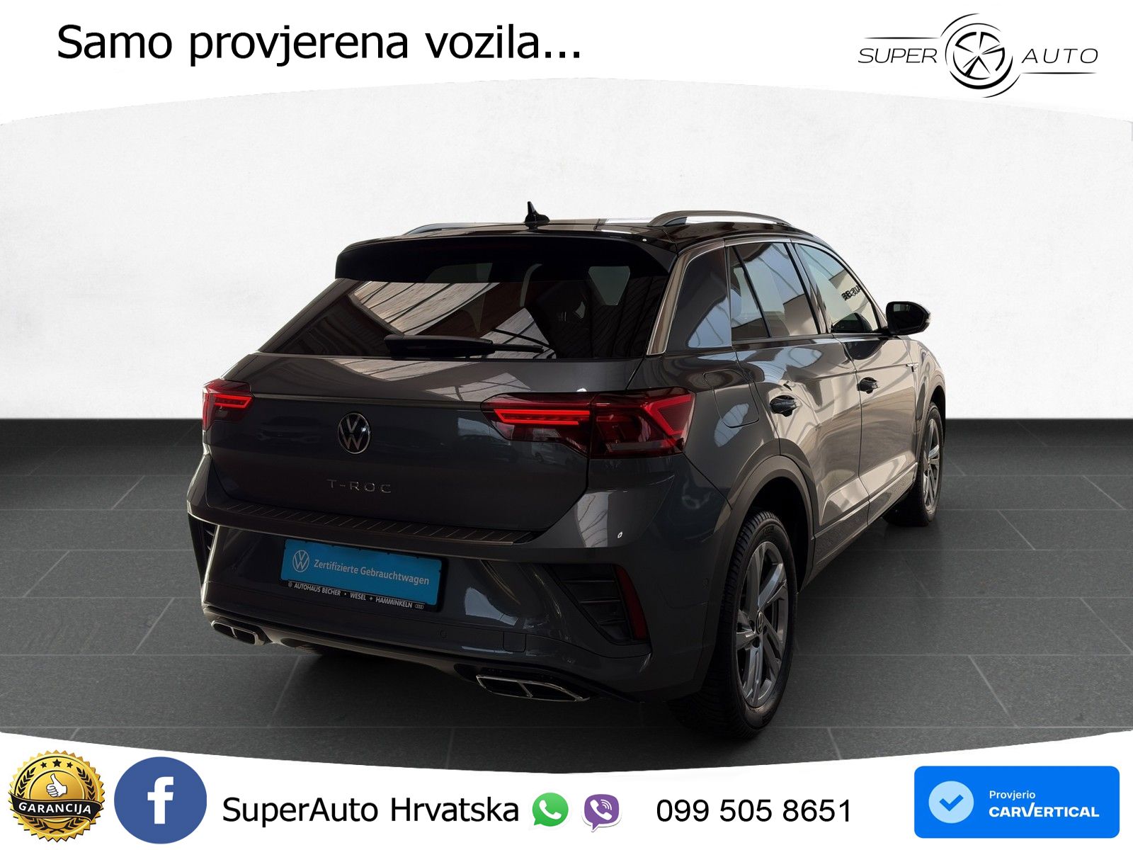 Volkswagen T-Roc I 2.0 TDI (150 KS) DSG LED+GR SJED+ACC