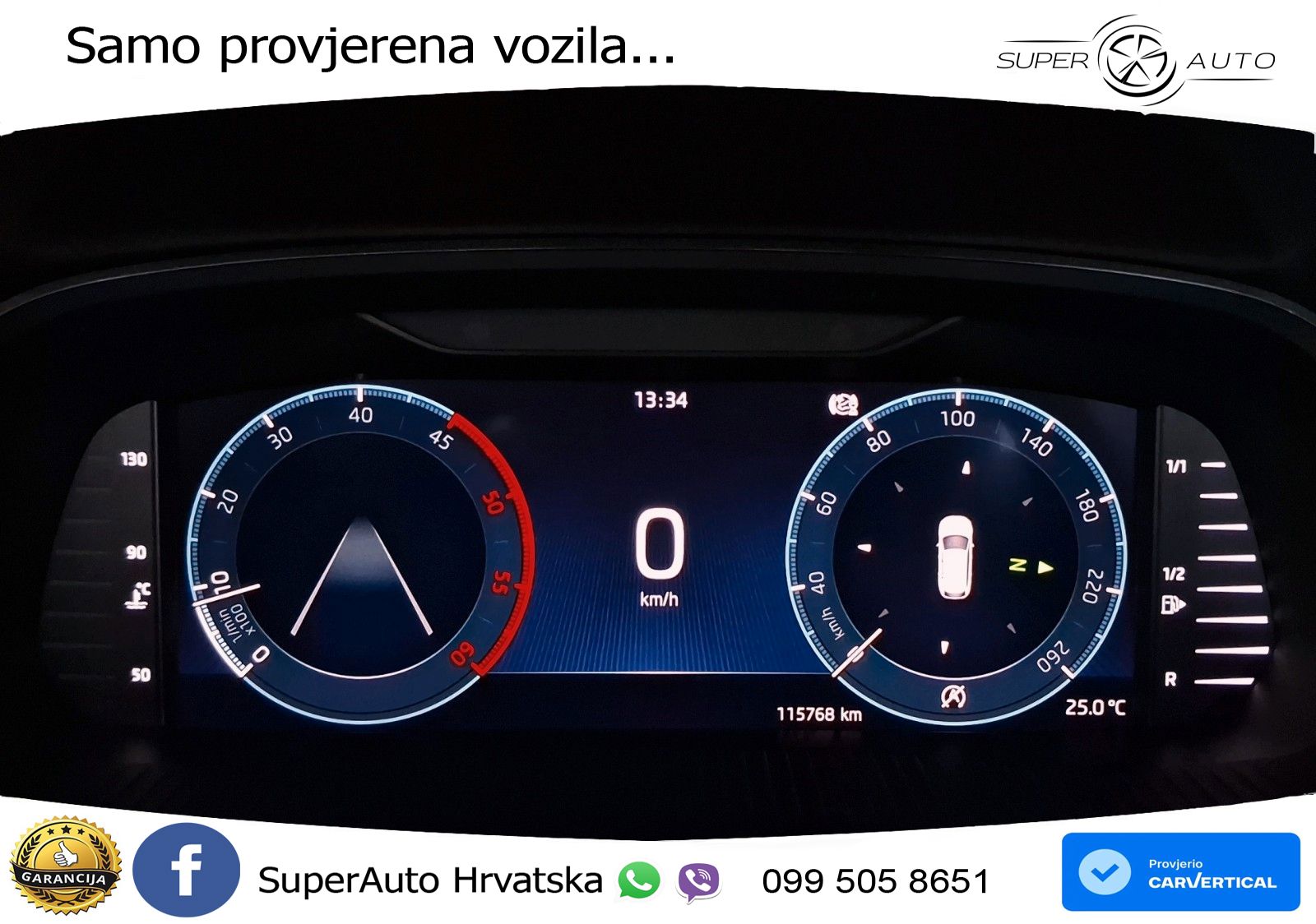 Škoda Octavia Combi 2.0 TDI (150 KS) LED+GR SJED+ACC