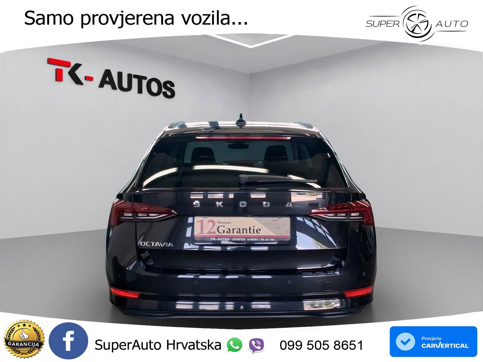 Škoda Octavia Combi 2.0 TDI (150 KS) LED+GR SJED+ACC