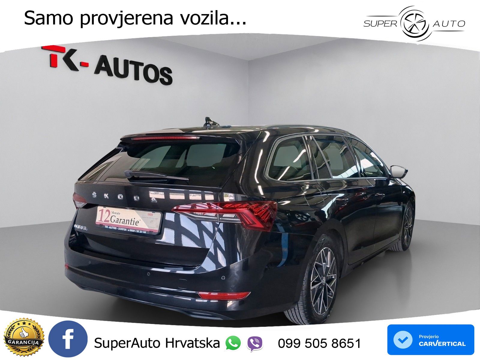 Škoda Octavia Combi 2.0 TDI (150 KS) LED+GR SJED+ACC