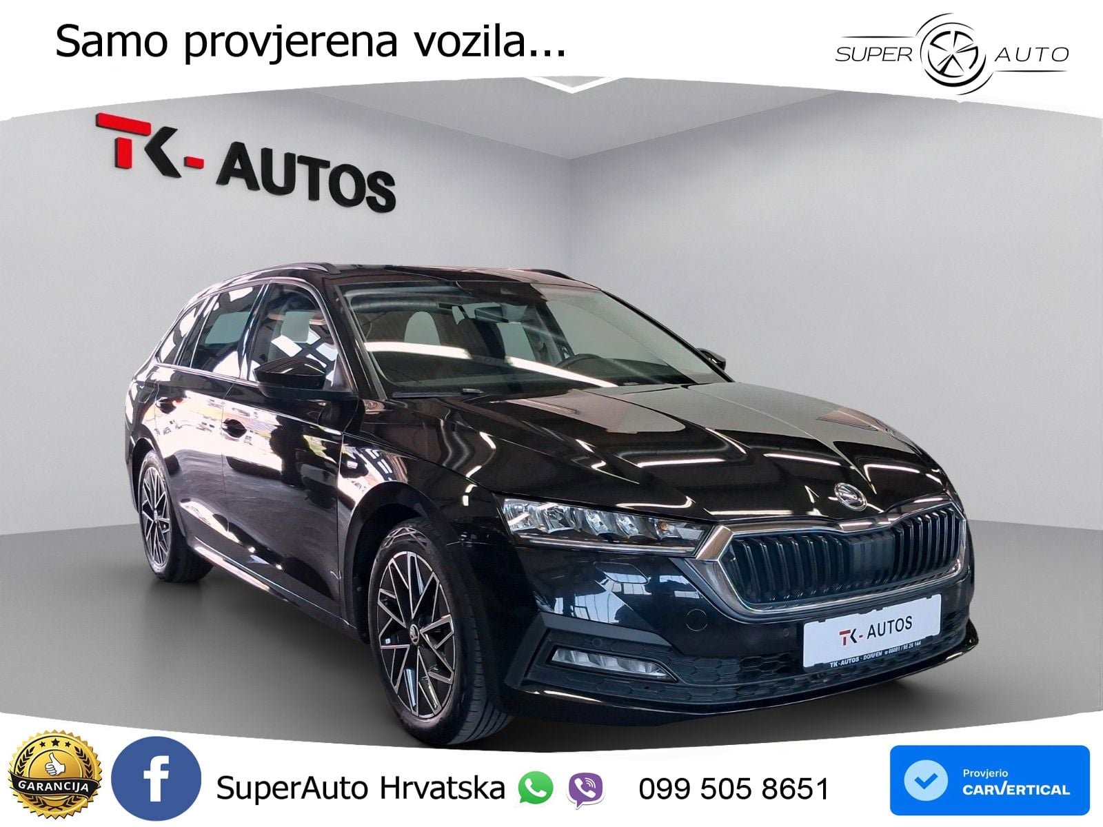 Škoda Octavia Combi 2.0 TDI (150 KS) LED+GR SJED+ACC