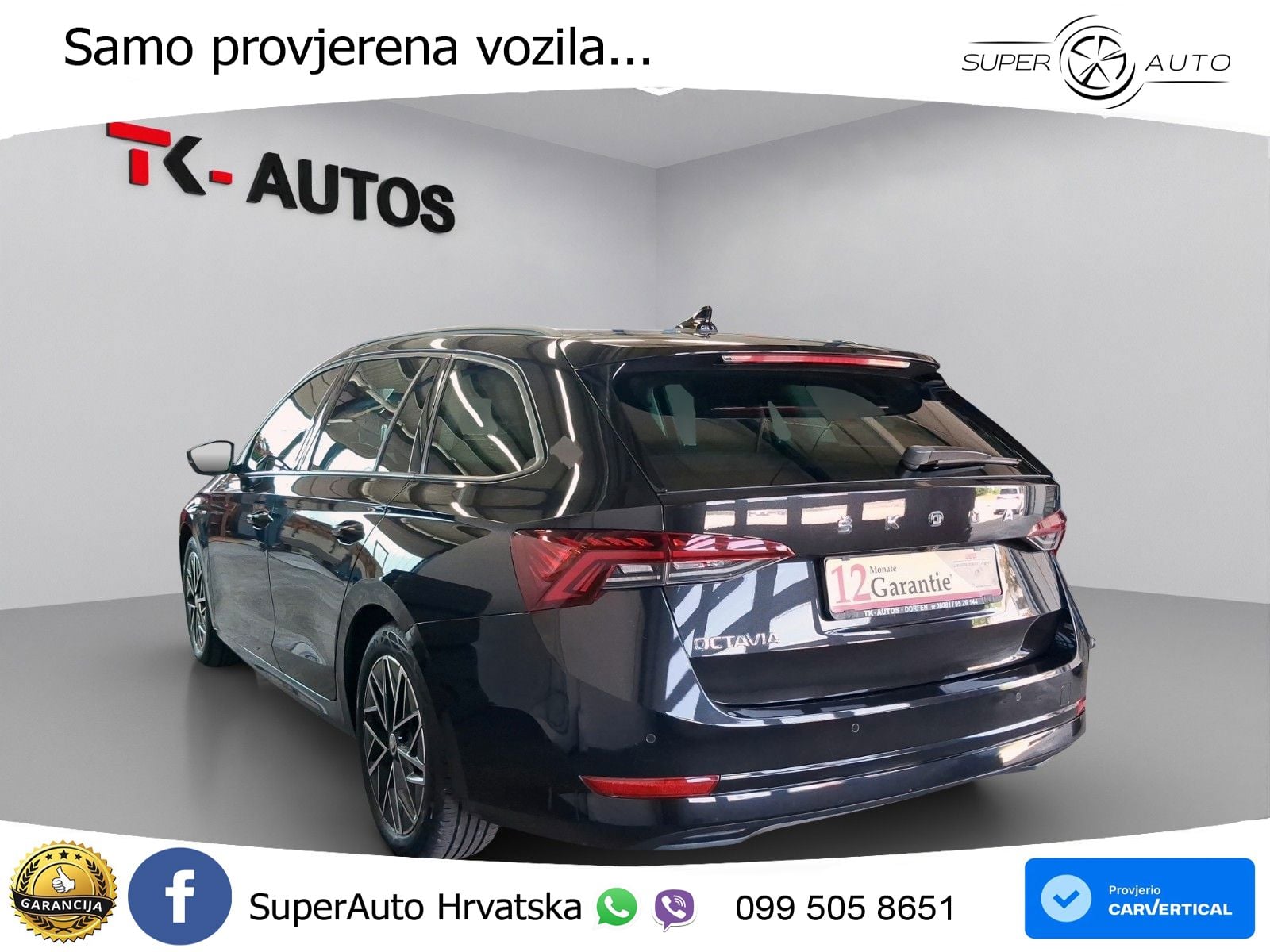 Škoda Octavia Combi 2.0 TDI (150 KS) LED+GR SJED+ACC