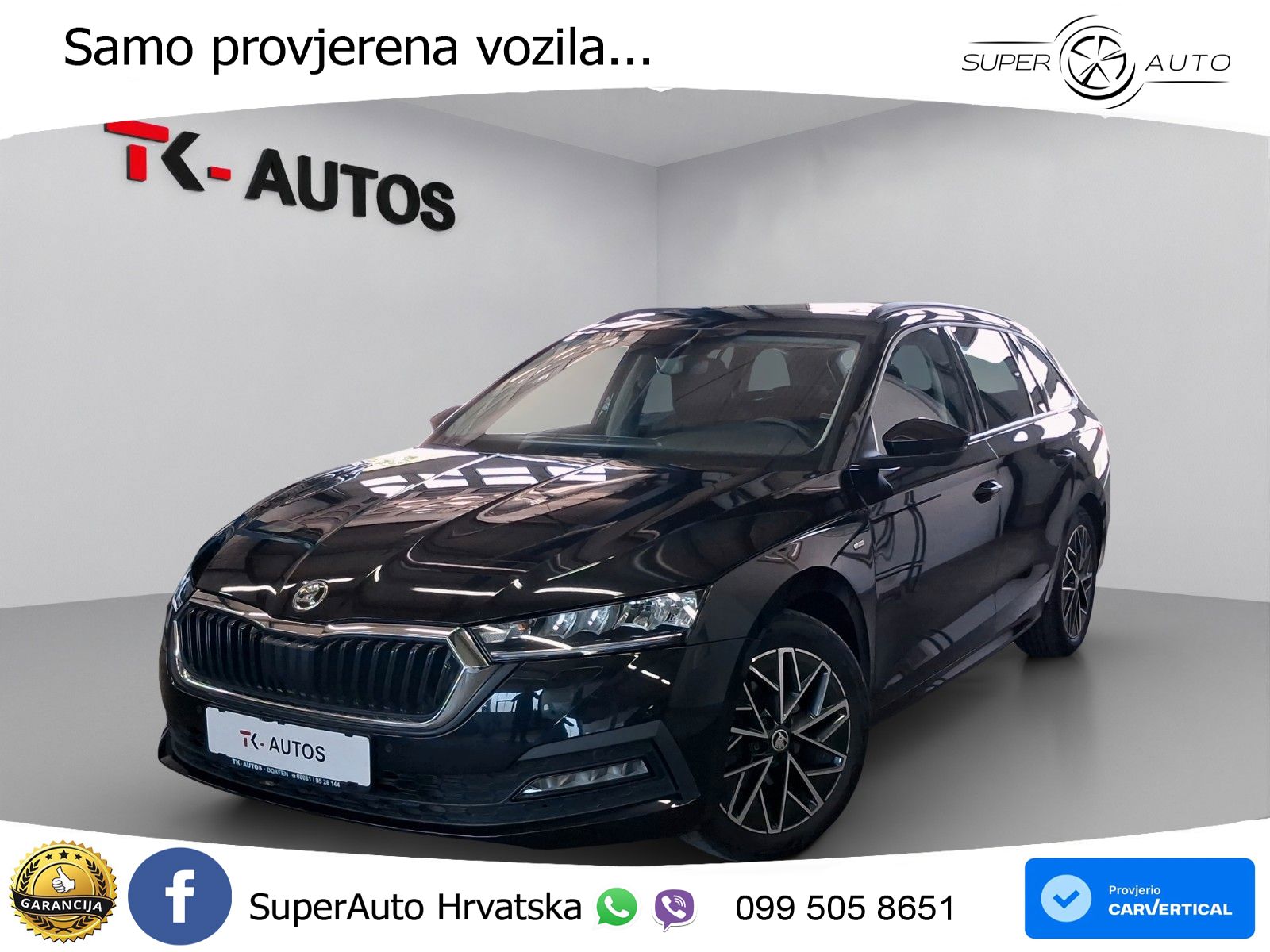 Škoda Octavia Combi 2.0 TDI (150 KS) LED+GR SJED+ACC