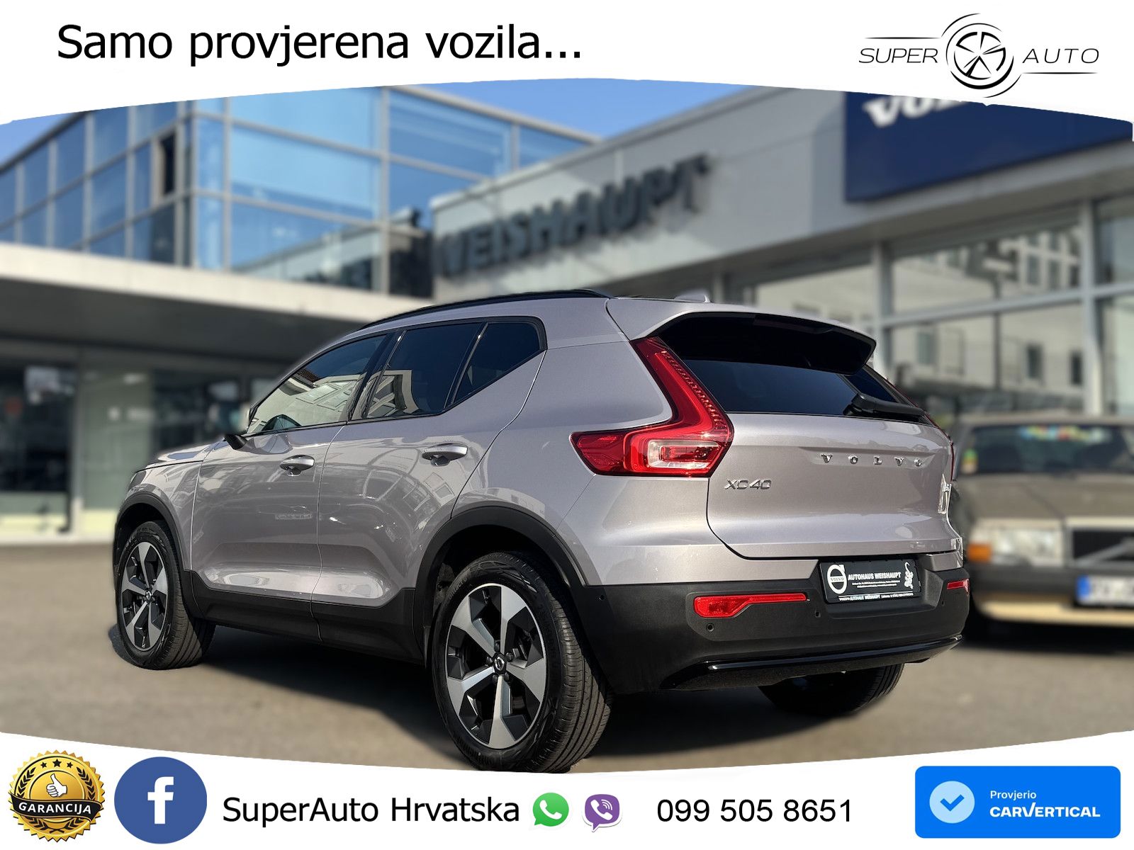 Volvo XC40 2.0 B3 163 KS Automatic ACC+GR SJED+360+PANO