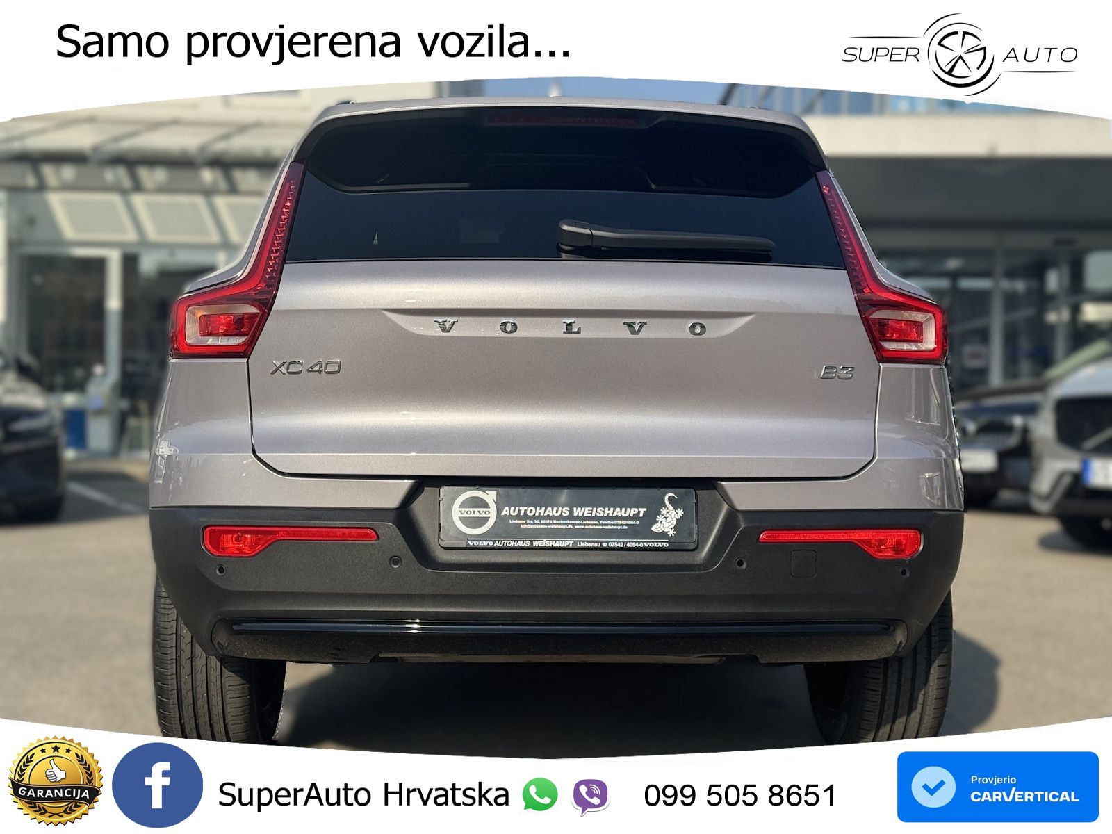 Volvo XC40 2.0 B3 163 KS Automatic ACC+GR SJED+360+PANO