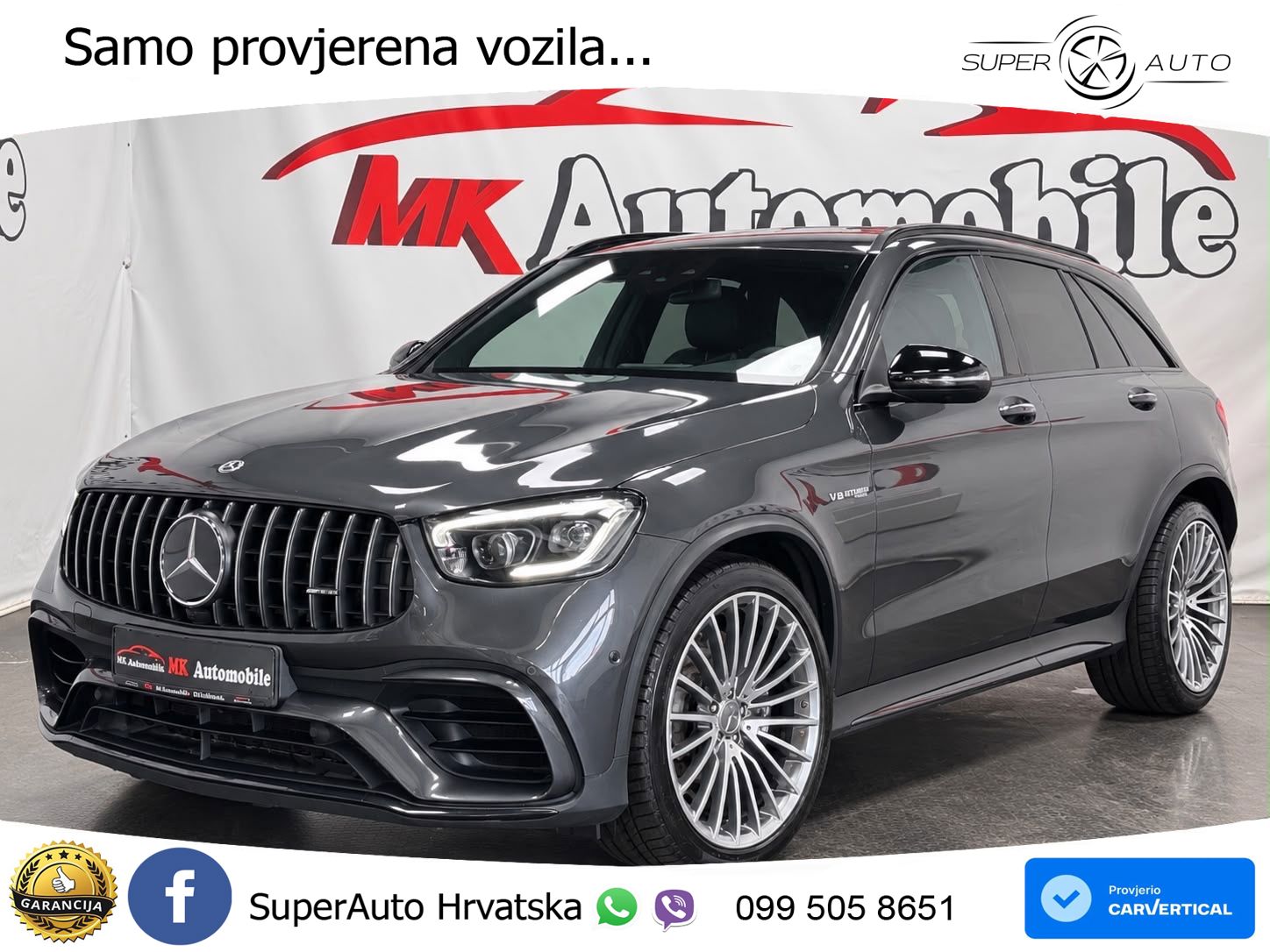 Mercedes AMG GLC 63 V8 (476 KS) 4MATIC+ MCT