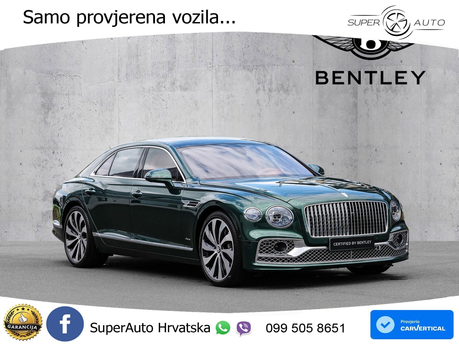 Bentley Flying Spur III 4.0 V8 (550 KS) AWD Automatic LED+GR SJED+ACC