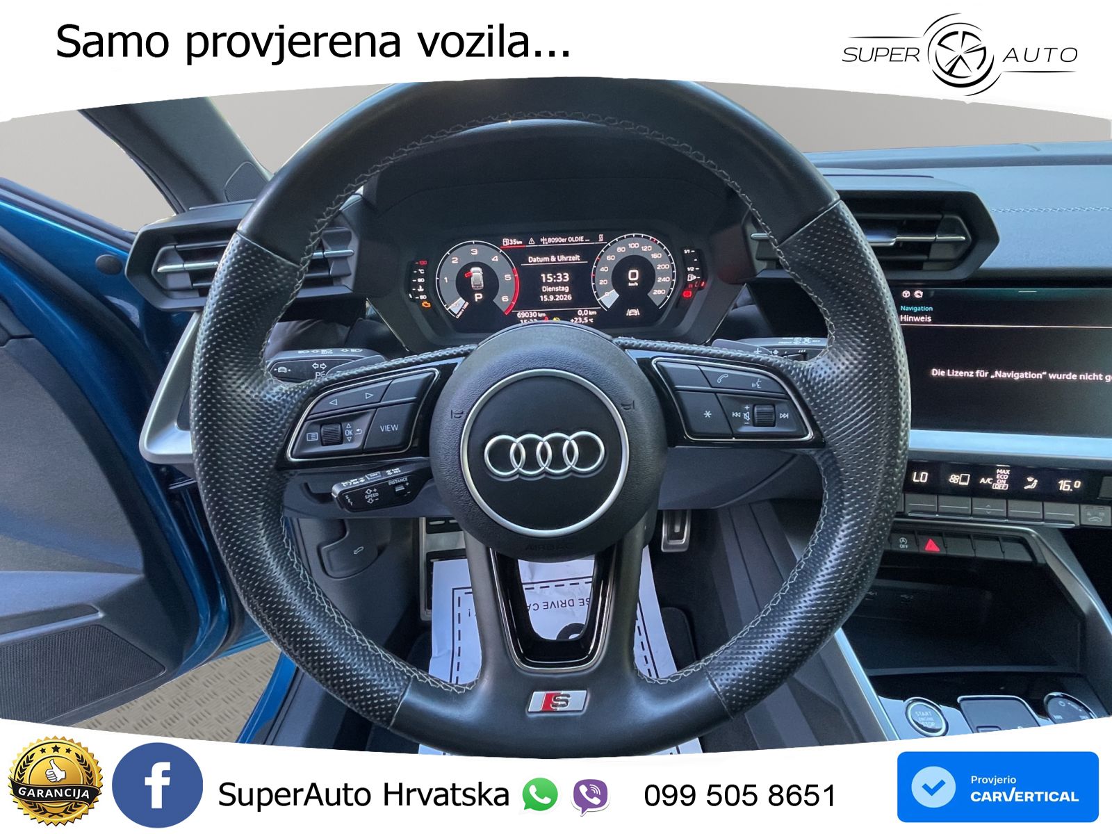 Audi A3 30 TDI (116 KS) S tronic S line