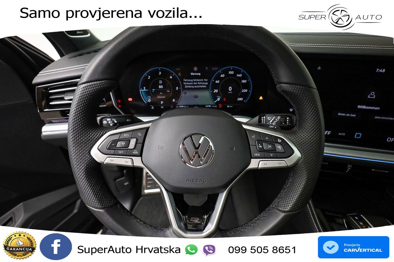 Volkswagen Touareg 3.0 V6 TDI (286 KS) 4MOTION Tiptronic ZRAČNI+ACC+GR SJED+KAM+PANO