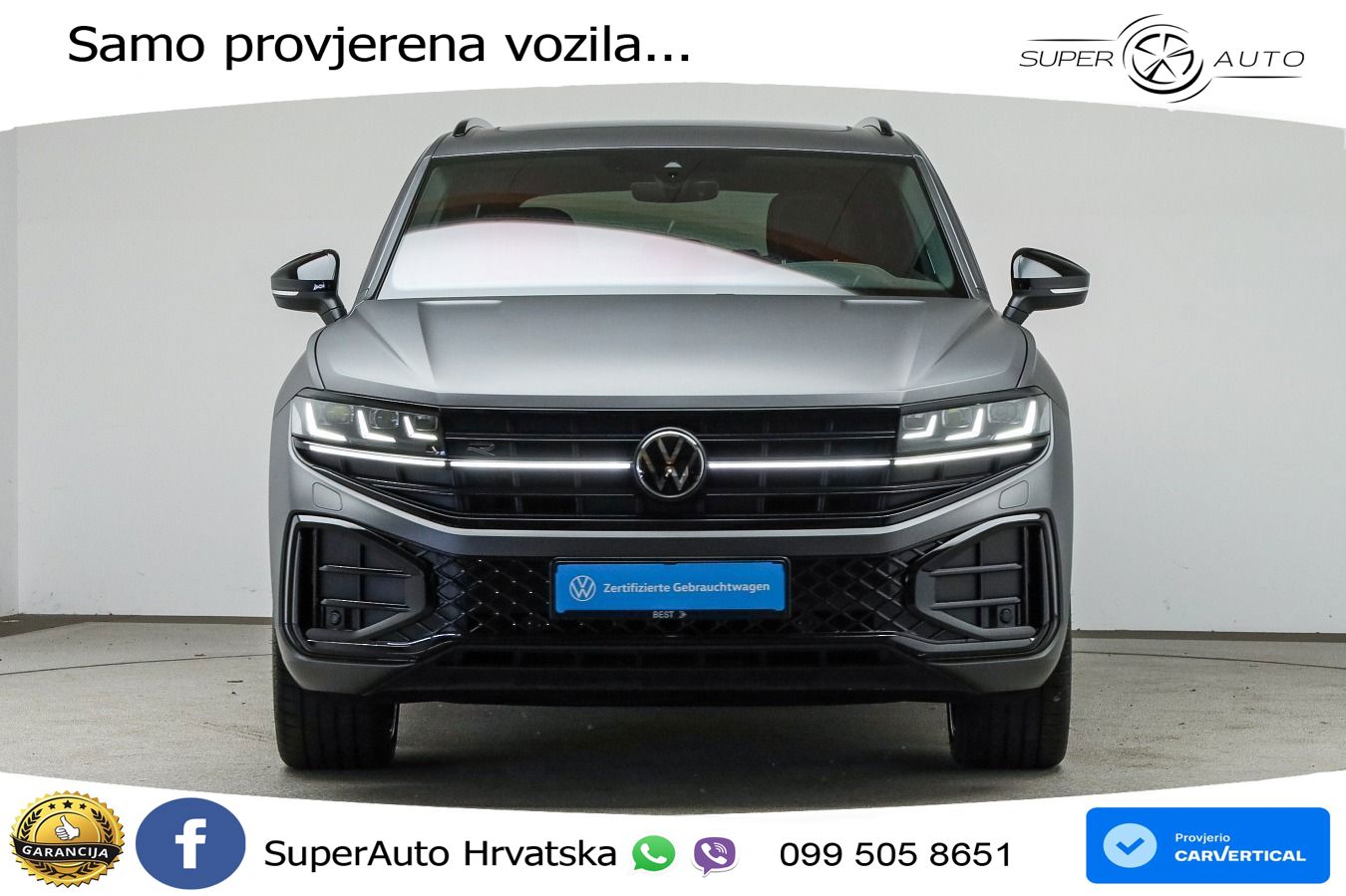 Volkswagen Touareg 3.0 V6 TDI (286 KS) 4MOTION Tiptronic ZRAČNI+ACC+GR SJED+KAM+PANO