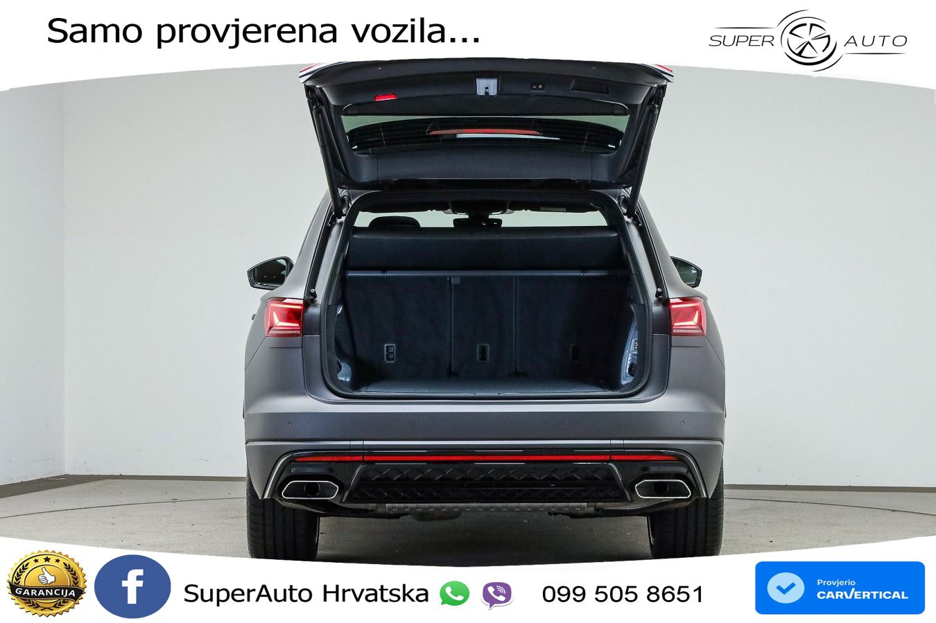 Volkswagen Touareg 3.0 V6 TDI (286 KS) 4MOTION Tiptronic ZRAČNI+ACC+GR SJED+KAM+PANO