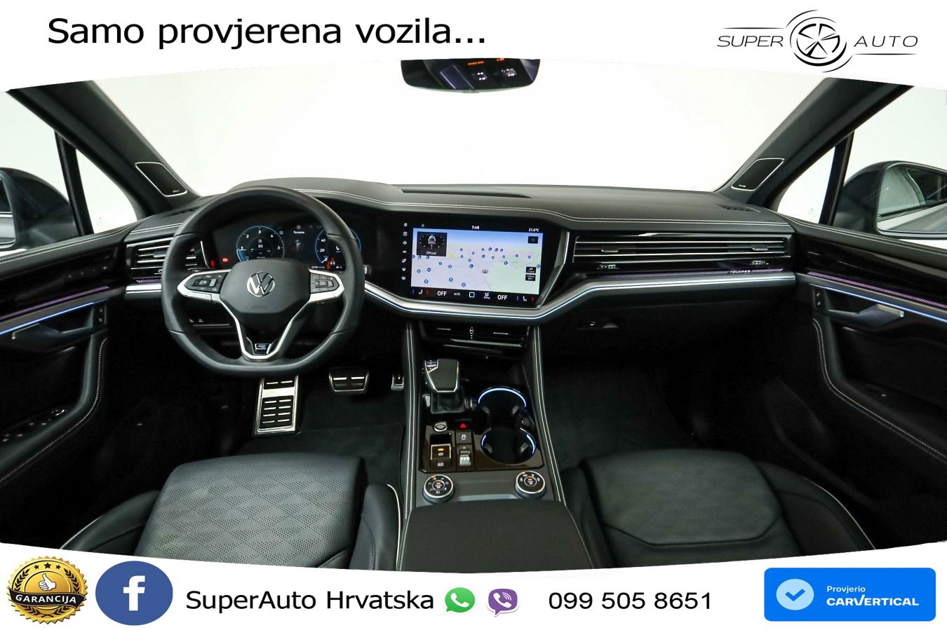 Volkswagen Touareg 3.0 V6 TDI (286 KS) 4MOTION Tiptronic ZRAČNI+ACC+GR SJED+KAM+PANO