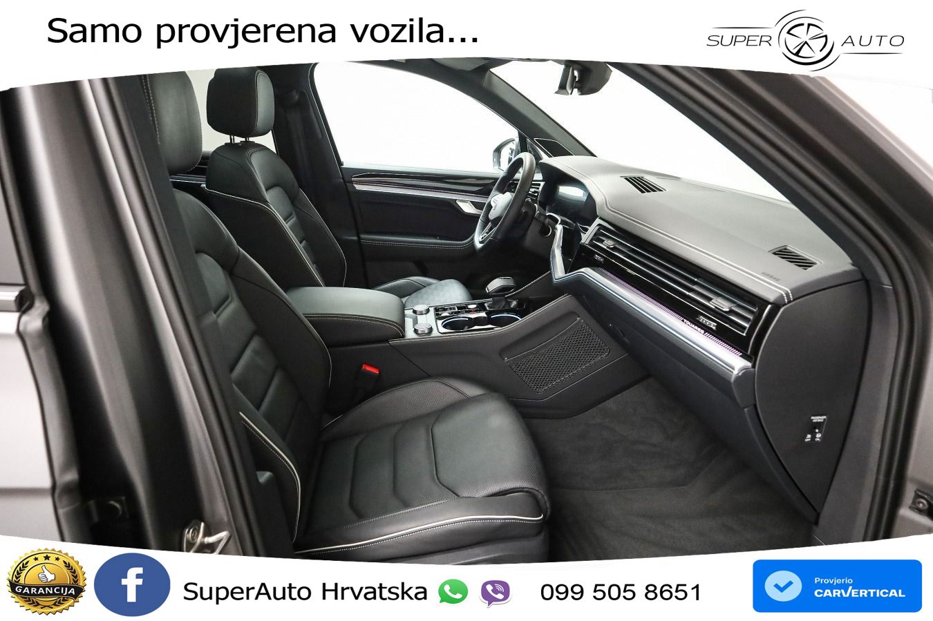 Volkswagen Touareg 3.0 V6 TDI (286 KS) 4MOTION Tiptronic ZRAČNI+ACC+GR SJED+KAM+PANO