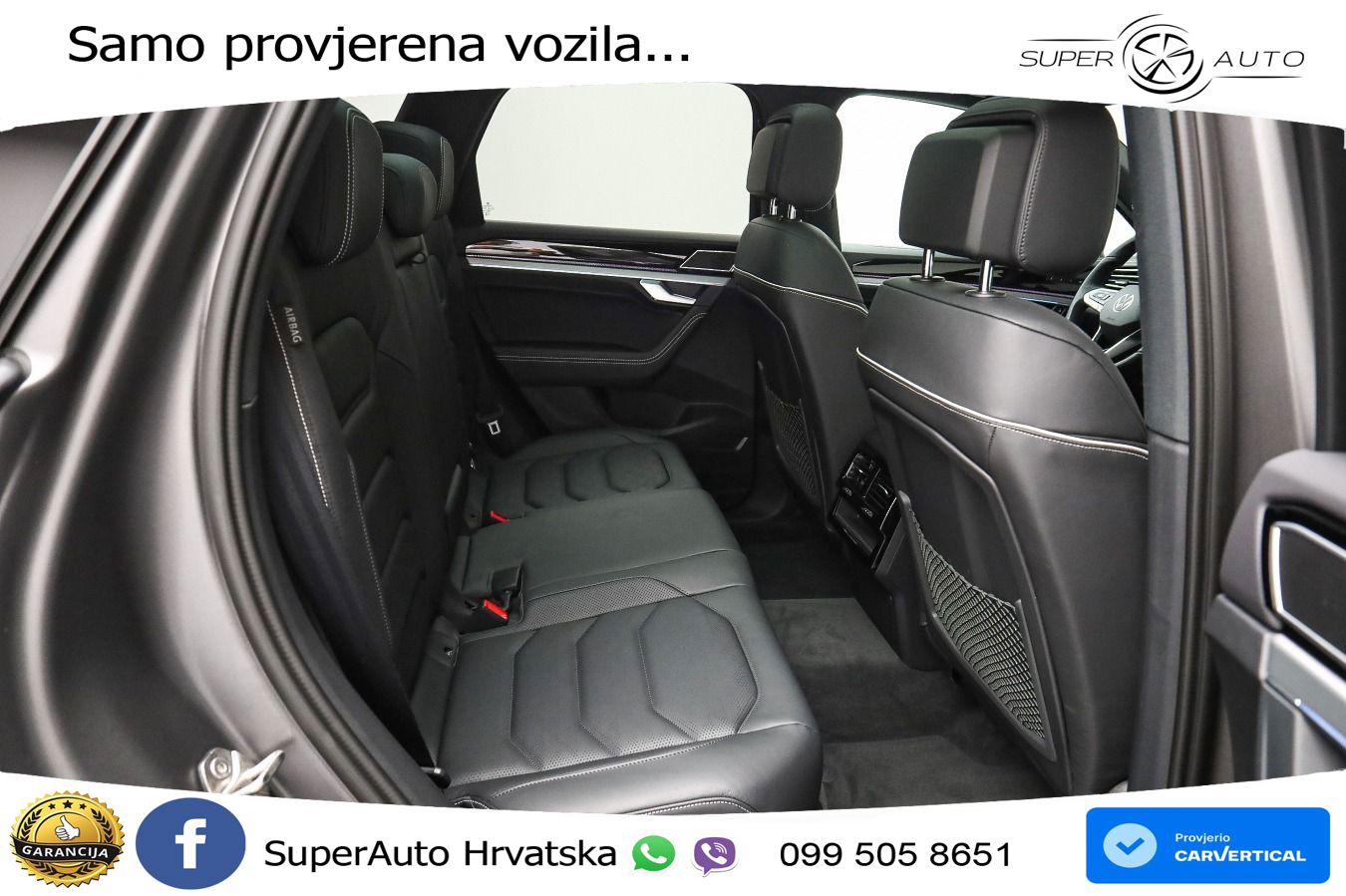 Volkswagen Touareg 3.0 V6 TDI (286 KS) 4MOTION Tiptronic ZRAČNI+ACC+GR SJED+KAM+PANO