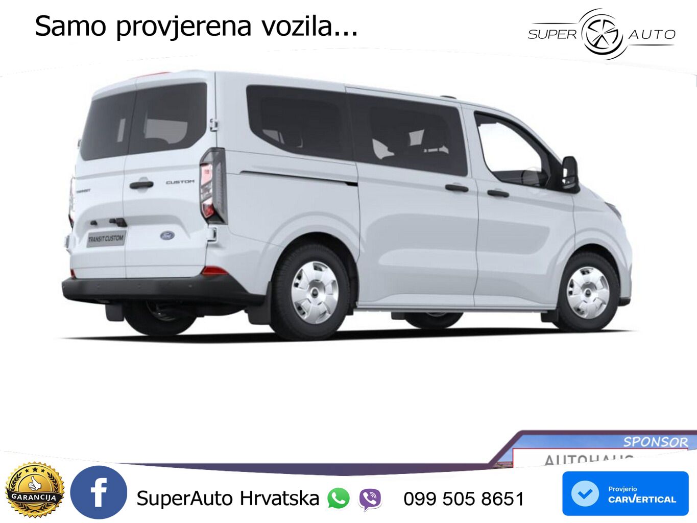 Ford Transit Custom Kombi Aut Trend L1 SHZ UVP-34%* 136 KS