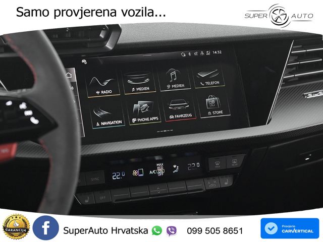 Audi RS3 Sportback 2.5 TFSI (400 KS) quattro S tronic LED+GR SJED+ACC