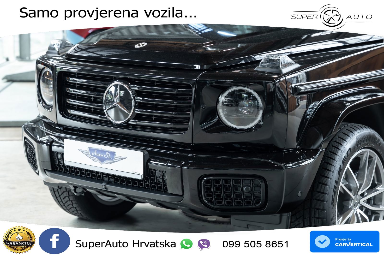 Mercedes G 450d Long (367 KS) 4MATIC 9G-TRONIC AMG LED+GR SJED+ACC
