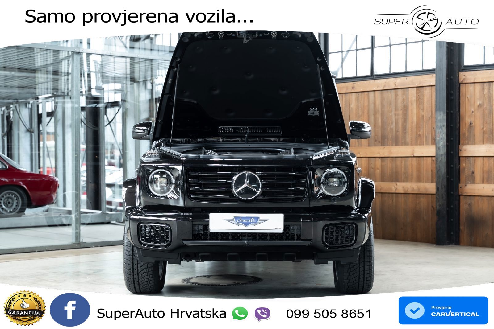 Mercedes G 450d Long (367 KS) 4MATIC 9G-TRONIC AMG LED+GR SJED+ACC