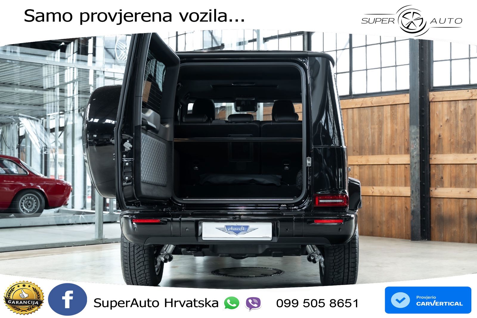 Mercedes G 450d Long (367 KS) 4MATIC 9G-TRONIC AMG LED+GR SJED+ACC