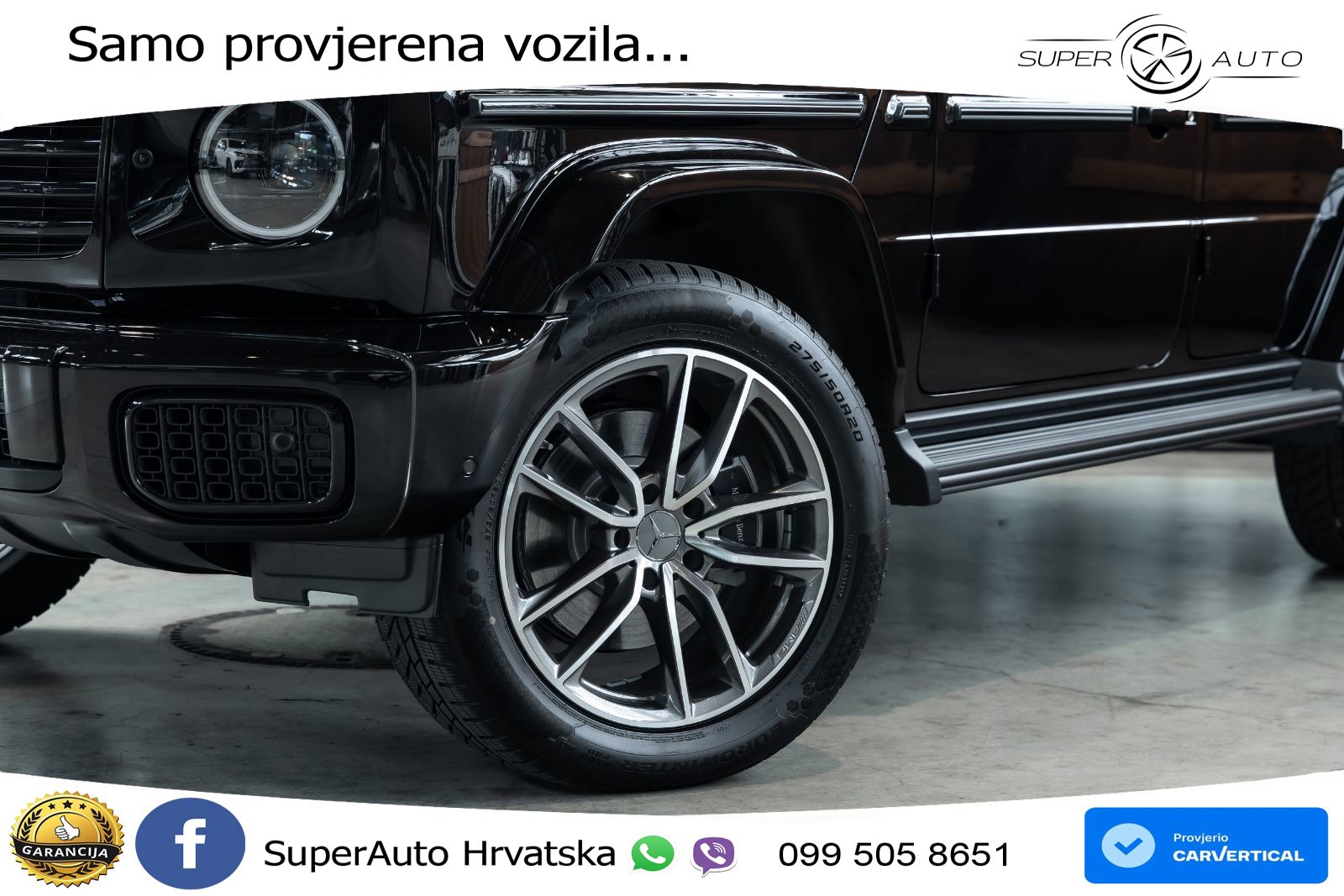 Mercedes G 450d Long (367 KS) 4MATIC 9G-TRONIC AMG LED+GR SJED+ACC