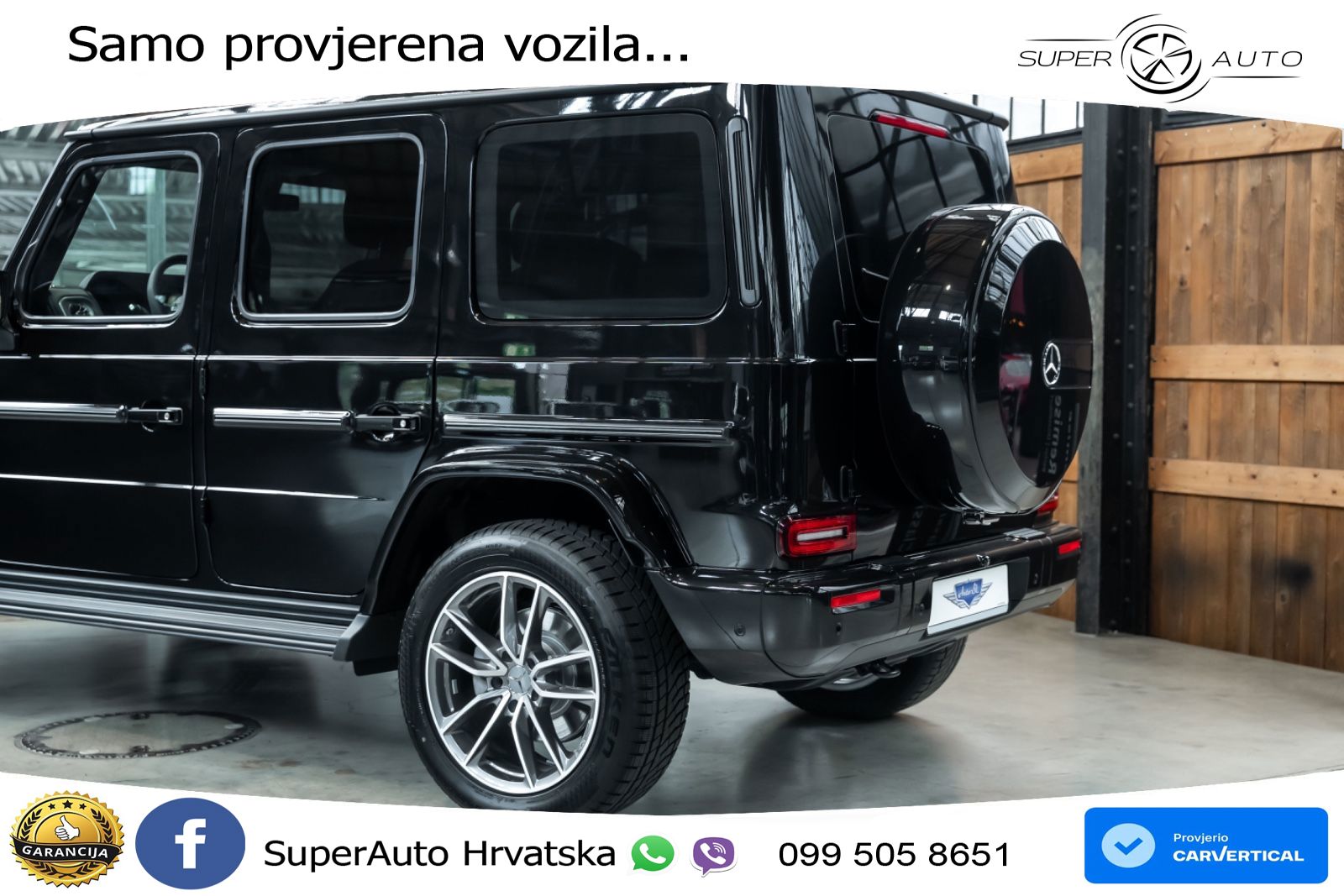 Mercedes G 450d Long (367 KS) 4MATIC 9G-TRONIC AMG LED+GR SJED+ACC