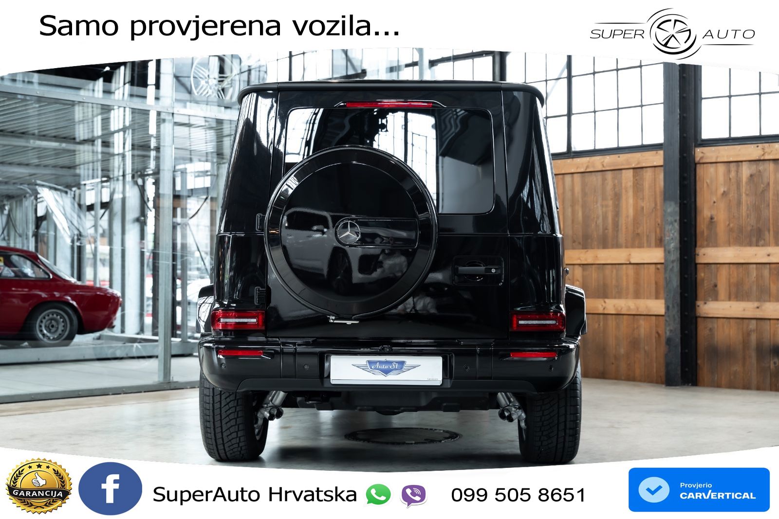 Mercedes G 450d Long (367 KS) 4MATIC 9G-TRONIC AMG LED+GR SJED+ACC