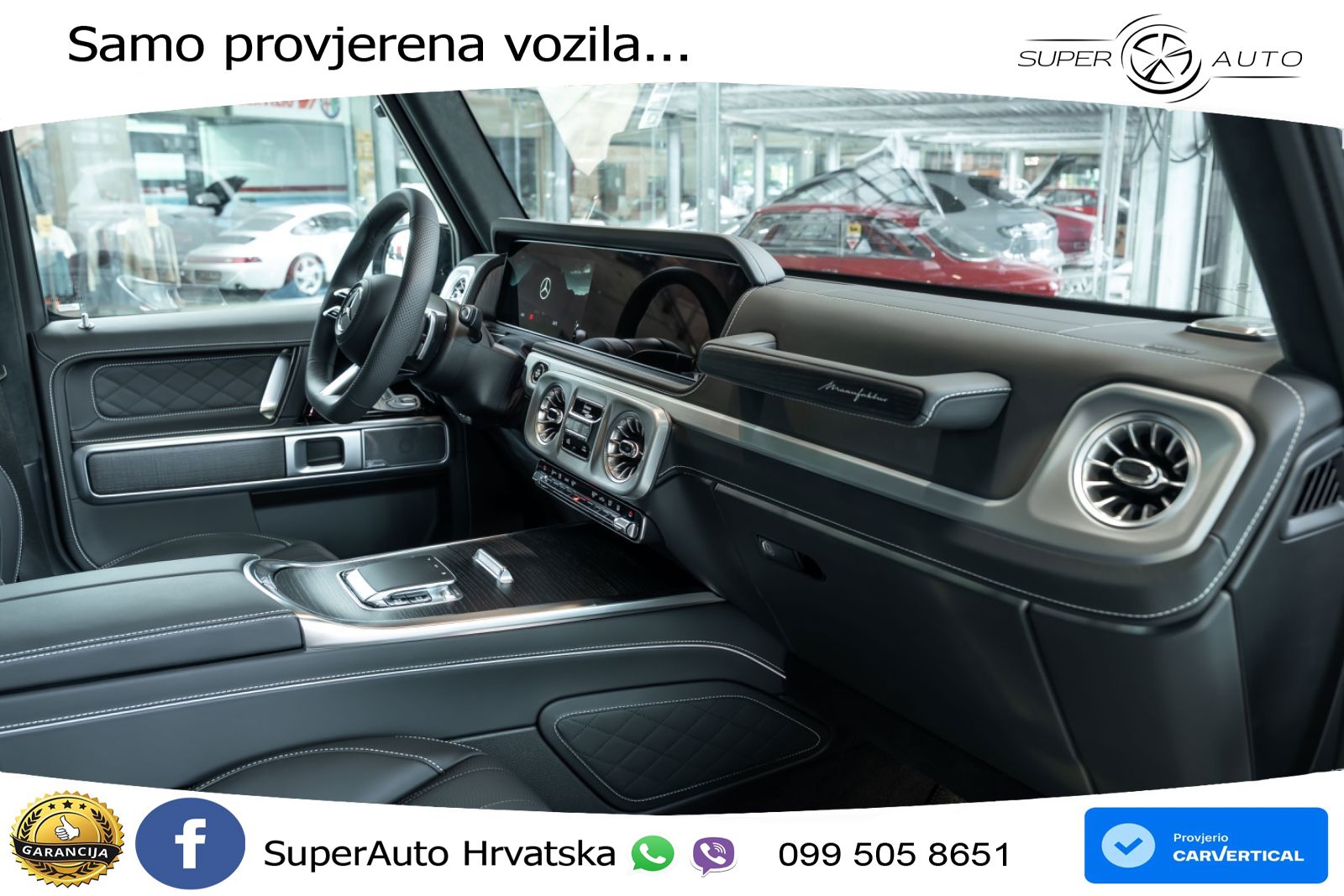 Mercedes G 450d Long (367 KS) 4MATIC 9G-TRONIC AMG LED+GR SJED+ACC