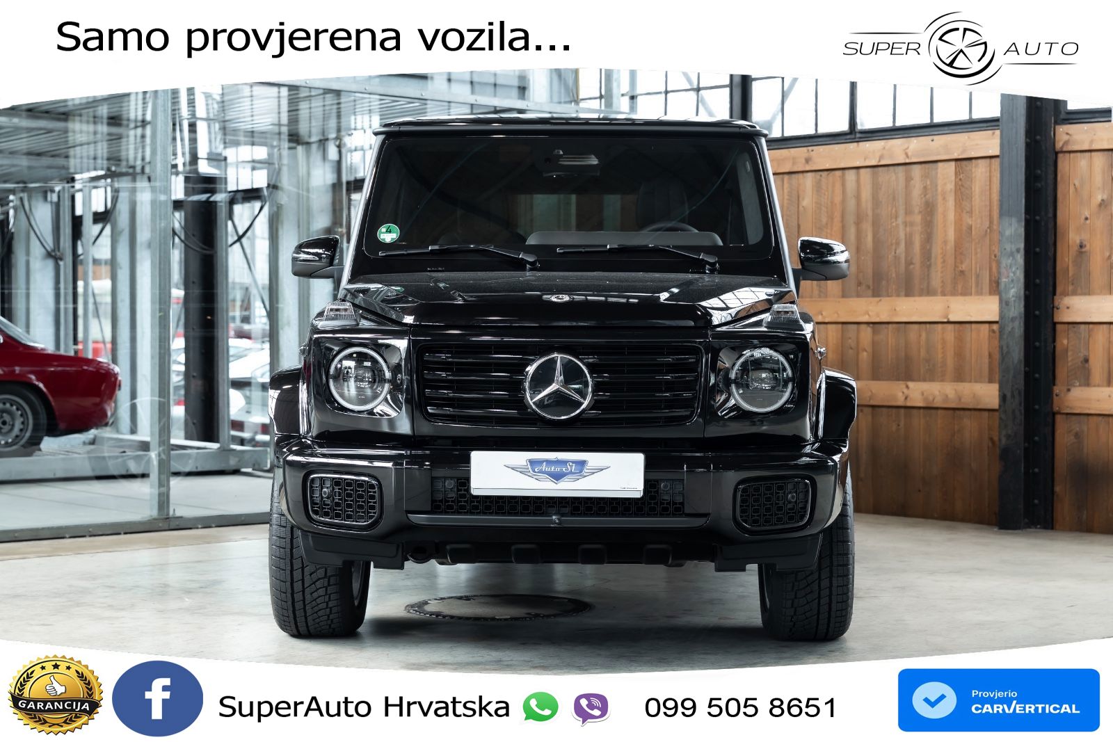Mercedes G 450d Long (367 KS) 4MATIC 9G-TRONIC AMG LED+GR SJED+ACC