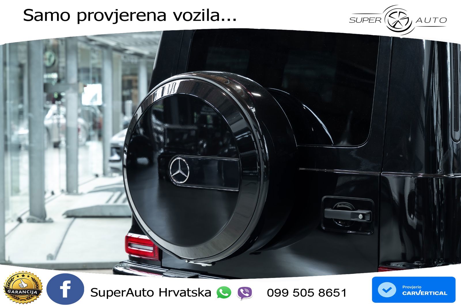 Mercedes G 450d Long (367 KS) 4MATIC 9G-TRONIC AMG LED+GR SJED+ACC
