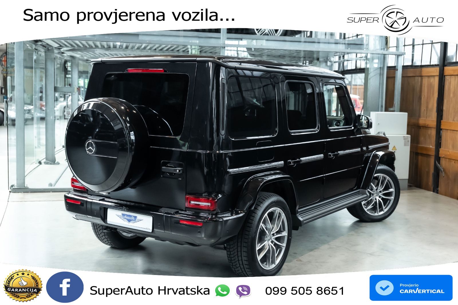 Mercedes G 450d Long (367 KS) 4MATIC 9G-TRONIC AMG LED+GR SJED+ACC