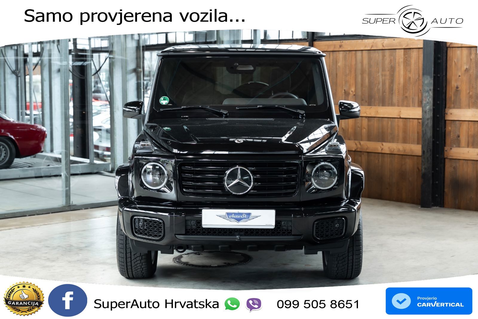 Mercedes G 450d Long (367 KS) 4MATIC 9G-TRONIC AMG LED+GR SJED+ACC