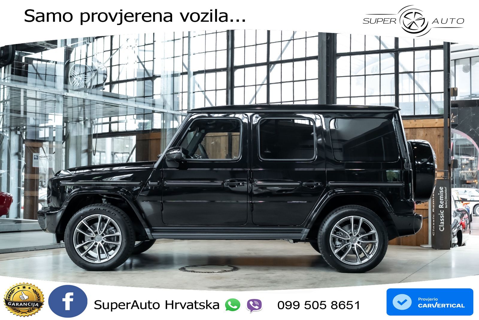 Mercedes G 450d Long (367 KS) 4MATIC 9G-TRONIC AMG LED+GR SJED+ACC