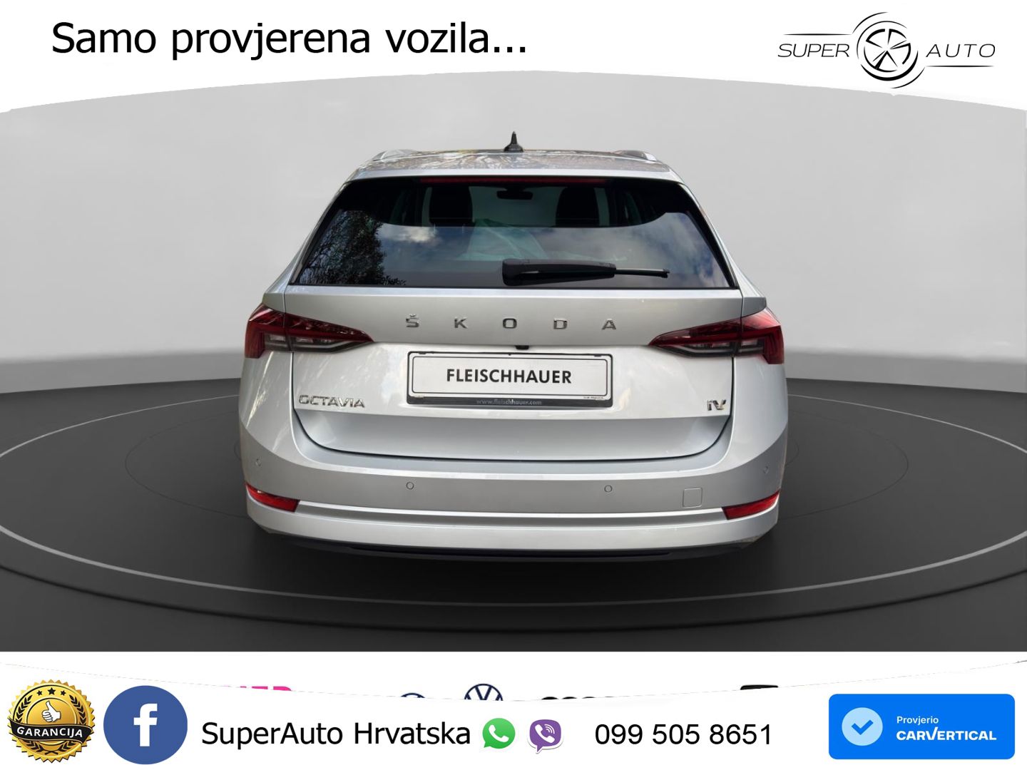 Škoda Octavia Combi iV 1.4 TSI (204 KS) DSG LED+GR SJED+ACC