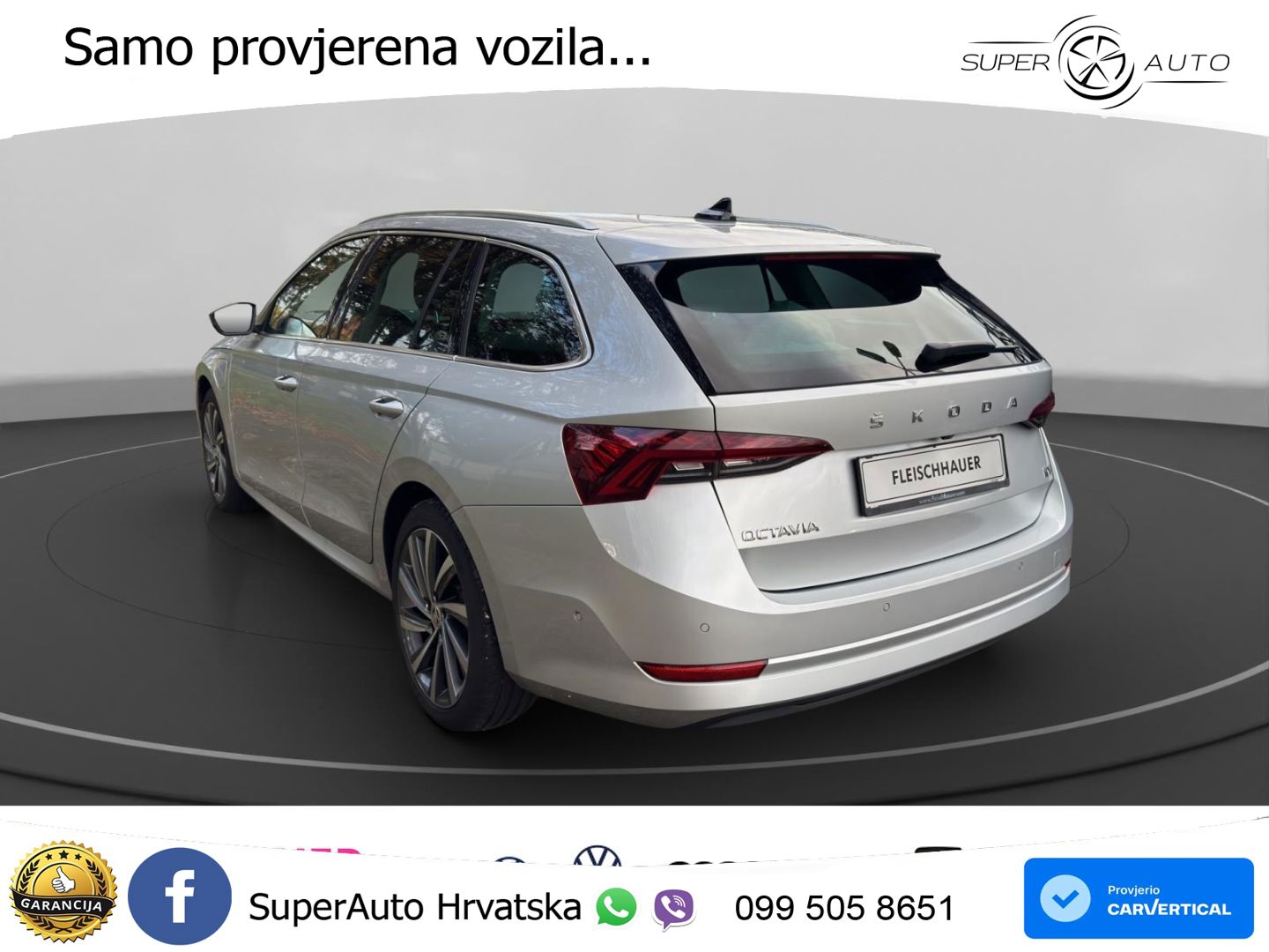 Škoda Octavia Combi iV 1.4 TSI (204 KS) DSG LED+GR SJED+ACC