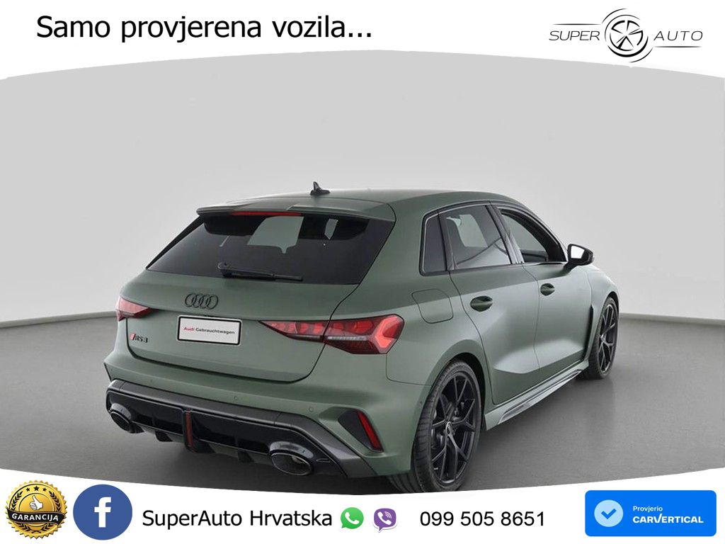 Audi RS3 Sedan 2.5 TFSI (400 KS) quattro S tronic MATRIX+GR SJED+KAM