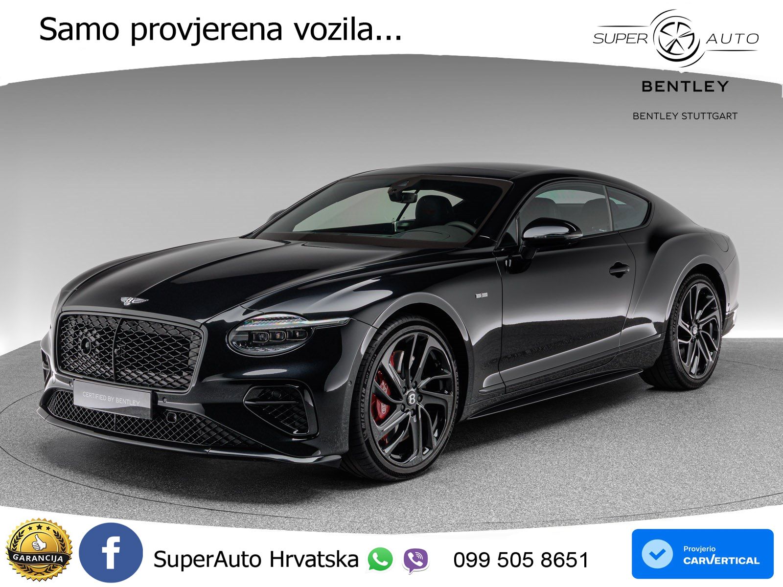 Bentley Continental GT IV 4.0 V8 TFSi (782 KS) AWD DCT LED+GR SJED+ACC