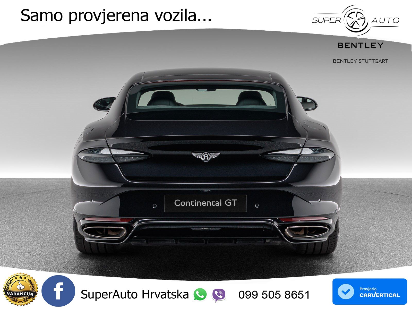 Bentley Continental GT IV 4.0 V8 TFSi (782 KS) AWD DCT LED+GR SJED+ACC